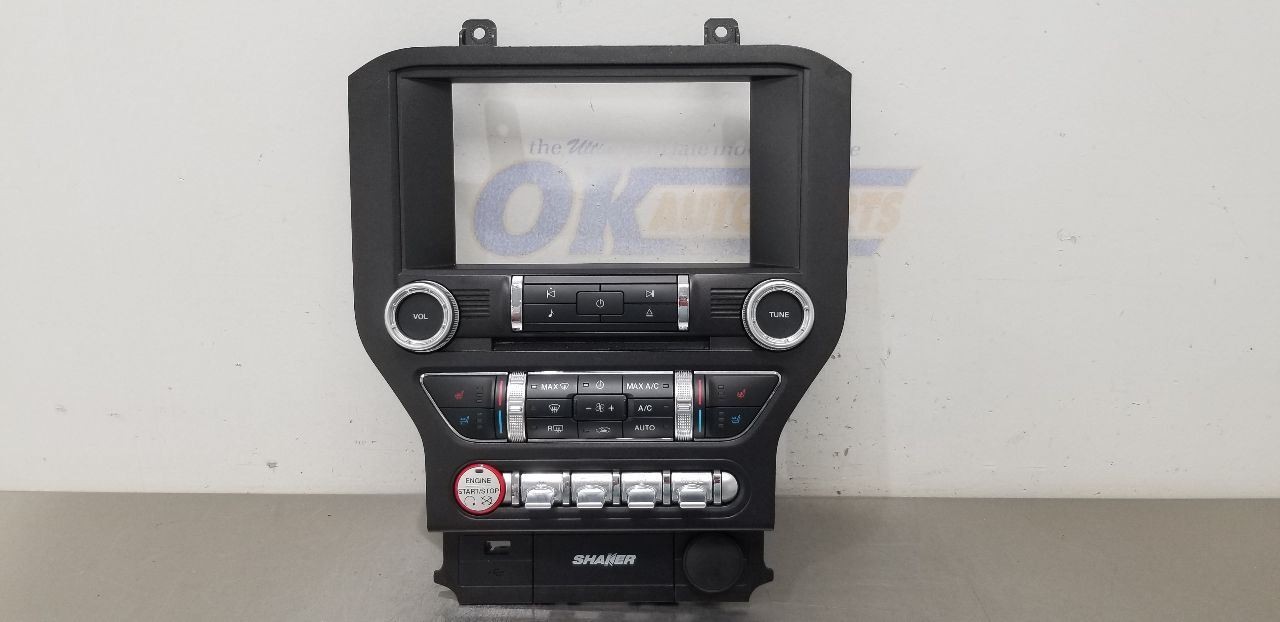 17 FORD MUSTANG RADIO AUDIO TEMPERATURE HVAC CONTROL PANEL FR3T18E245GD