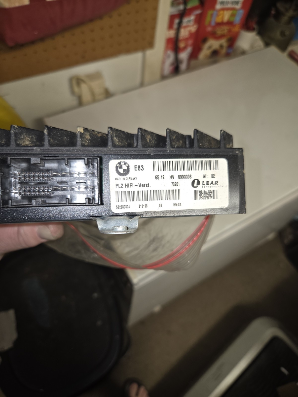 2008 BMW X3 Head Unit Amplifier CD Player