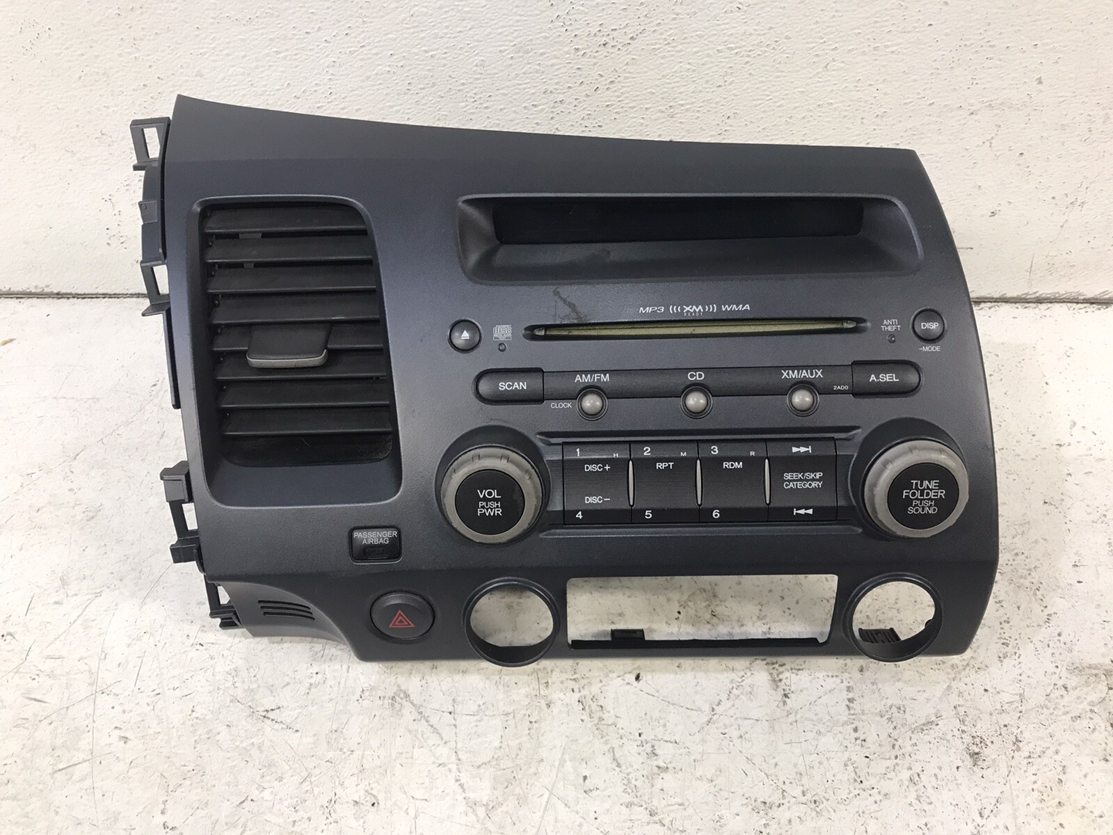 2006-2008 Honda Civic 4DR SED MX NON-NAV 39101-SNA-A510-M1 Radio Stereo CD Disc