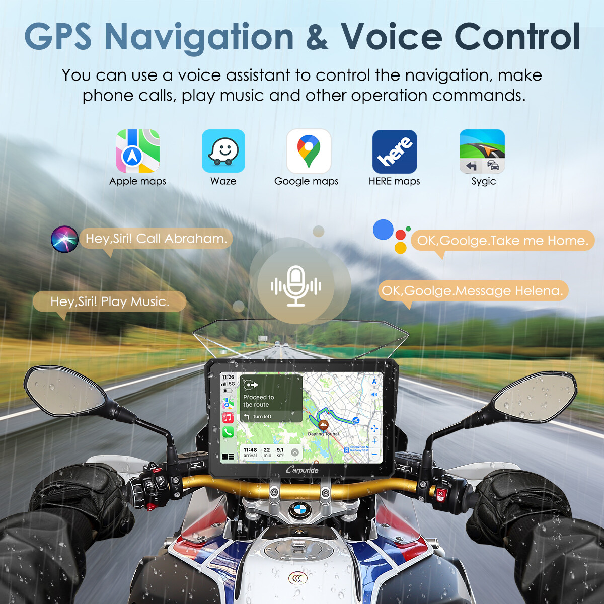 Carpuride W702BSPro Carplay Android Auto BMW Moto Stereo Transmission Controller