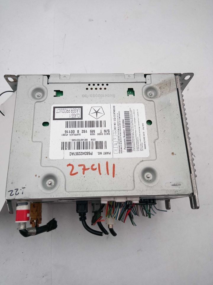 Audio Equipment Radio Receiver 8.4″ Screen Opt RB5 Fits 18-20 JOURNEY 757127