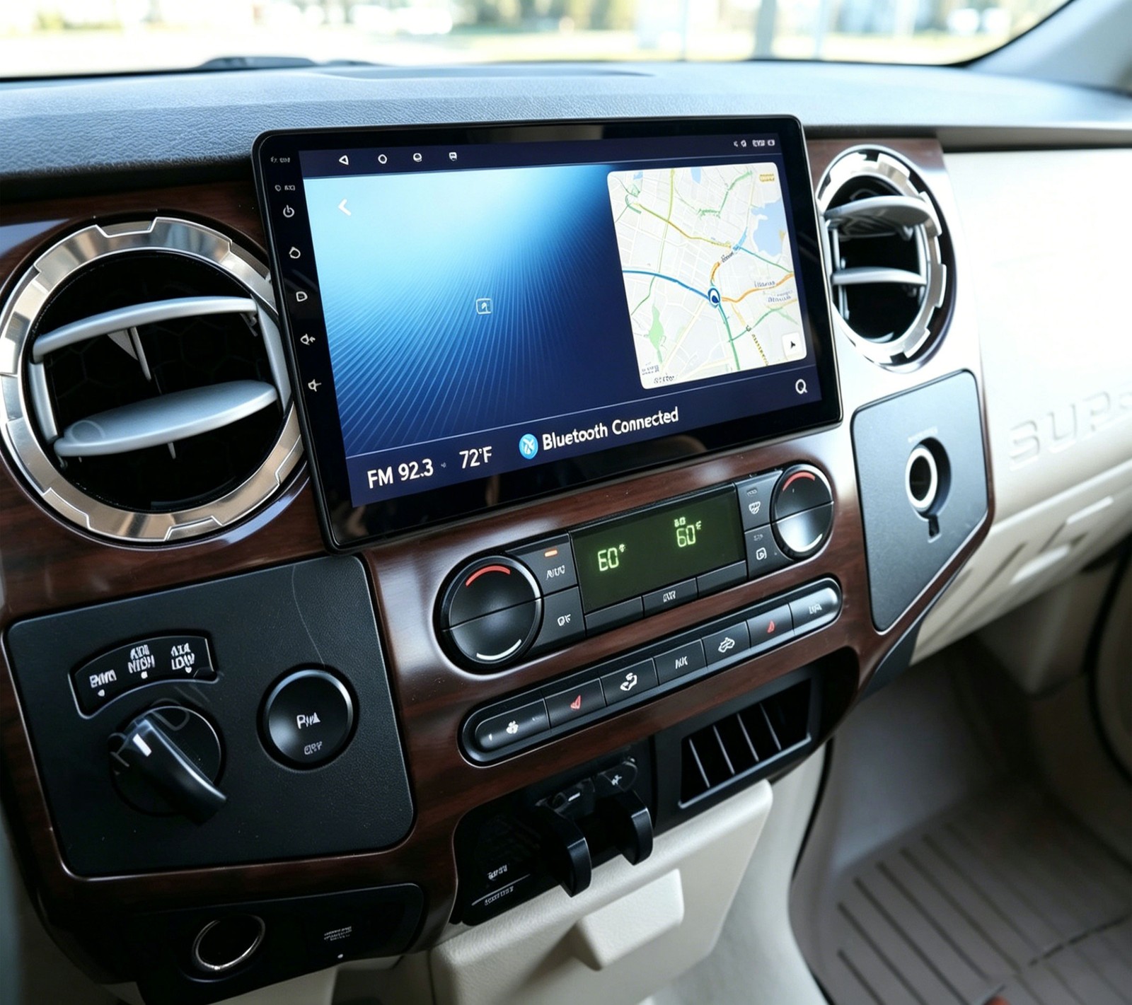 10″ For 2005-14 Ford F-250 F-350 Super Duty CarPlay Android Auto Radio GPS Navi