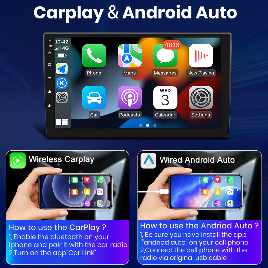 6+128GB Carplay Android Car Stereo Radio For Mercedes Benz CLS E-Class W211 W219