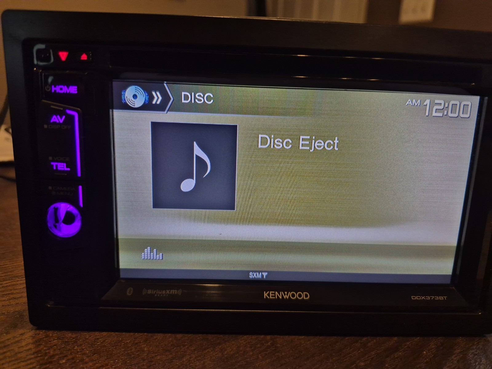 Kenwood DDX373BT 6.2” Double Din CD DVD Media Receiver Bluetooth