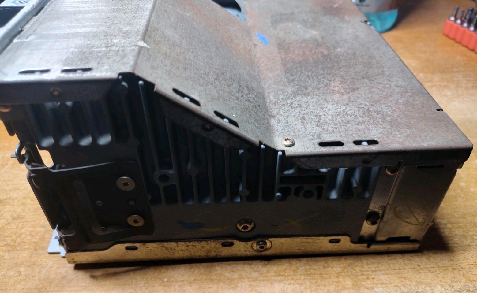 97-02 Ford Expedition F-150 CD radio face w/circuit board/fan 1L3F-18C869-AA