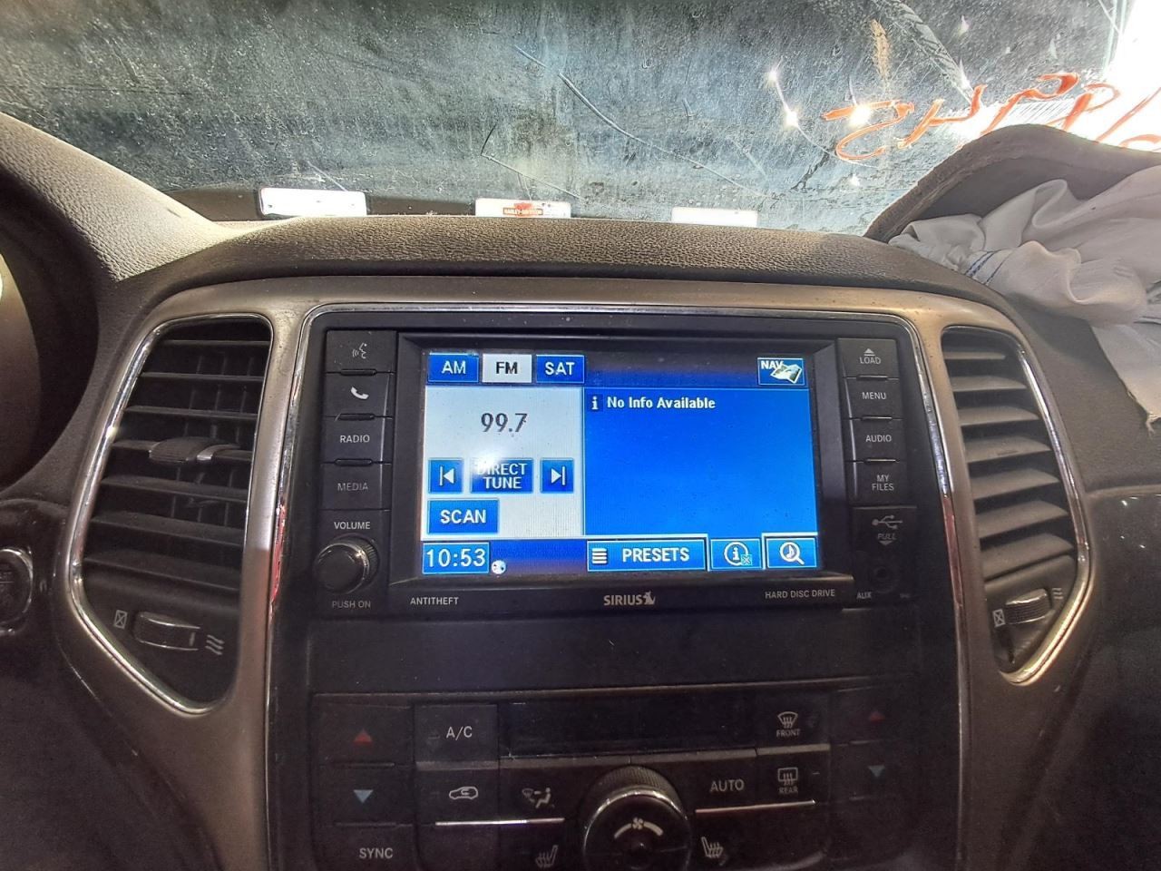 Audio Equipment Radio Receiver Face Plate ID Rhb Fits 12 GRAND CHEROKEE 3790407