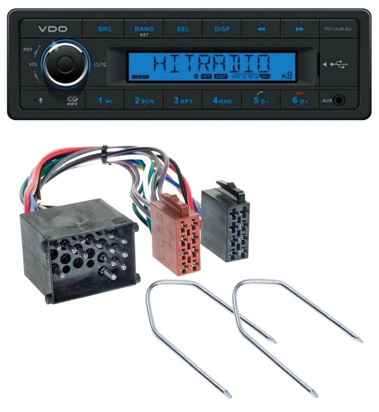 VDO Bluetooth AUX USB MP3 Car Stereo for BMW 3 Series E30 E36 87-00 5 Series E34 88-96