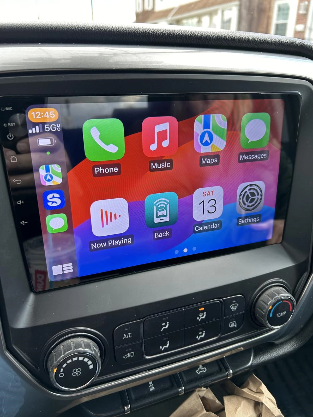 Carplay For 14-18 Chevrolet Silverado GMC Sierra Car Stereo Radio GPS NAVI CAM