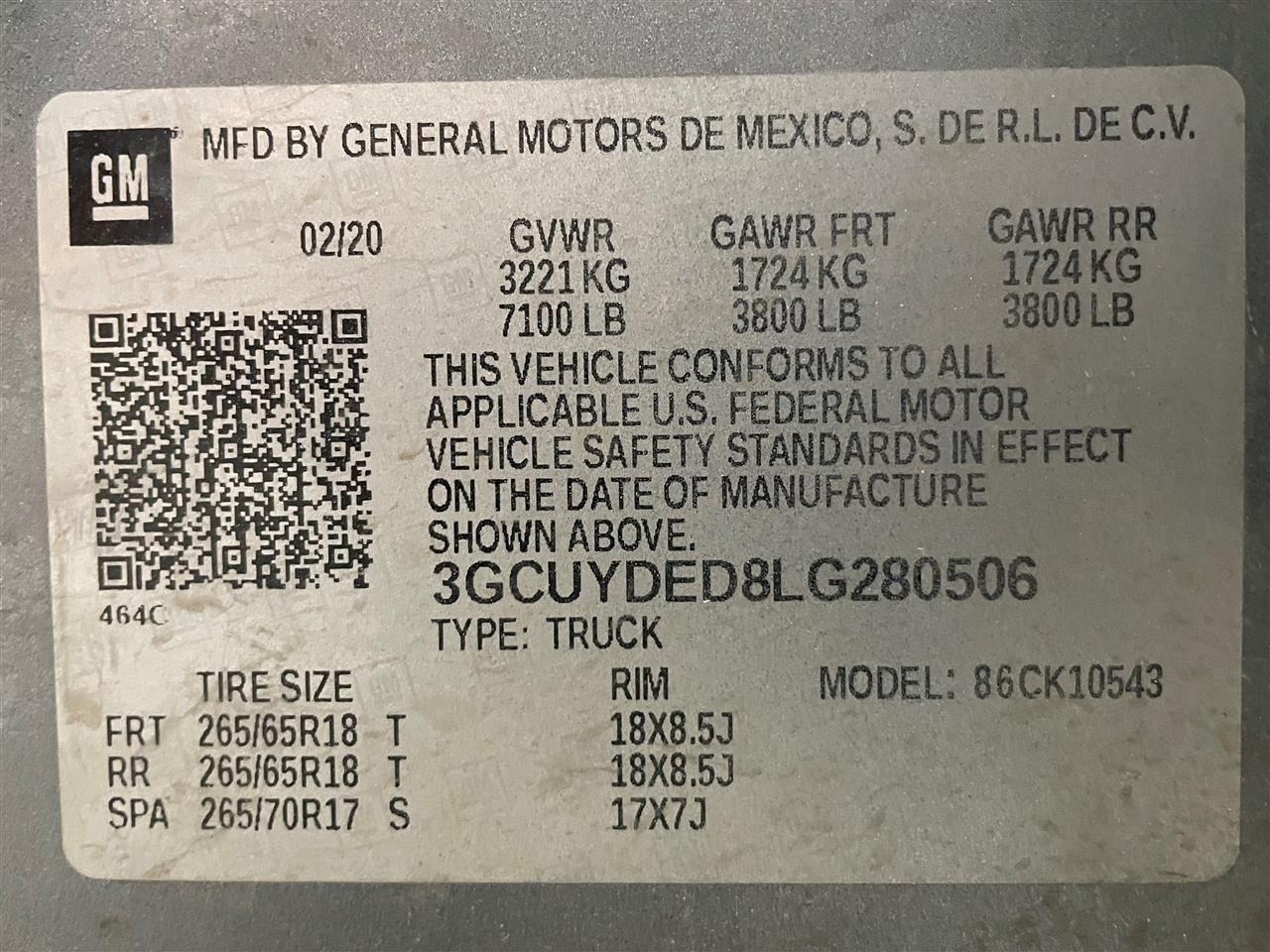 Info-GPS-TV Screen 8.0″ Display Fits 19-22 SILVERADO 1500 PICKUP 1105116