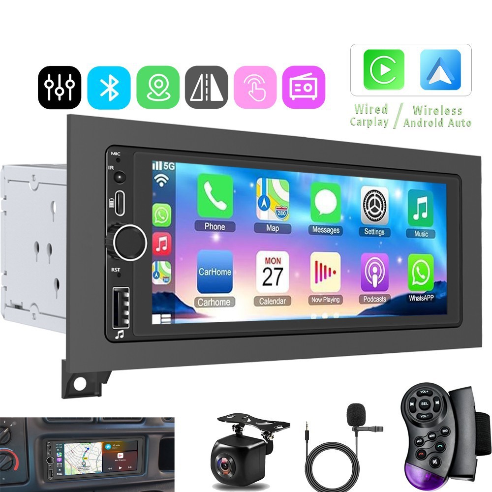 6.86″ Android Auto Car Stereo Radio For 1987-2000 Dodge Dakota Carplay GPS Navi