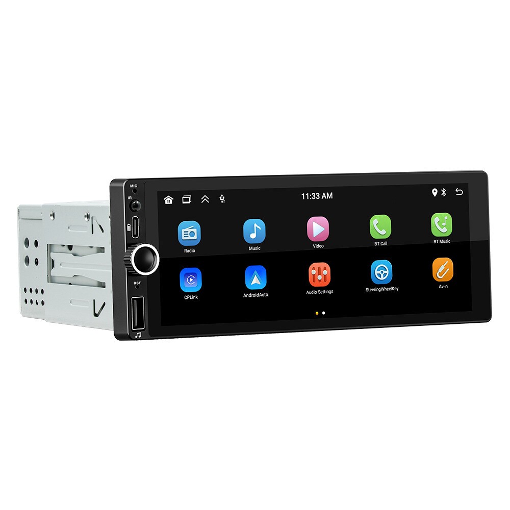 6.86 Inch Car Radio Wireless Carplay 1Din MP5 for Android Auto BT RDS