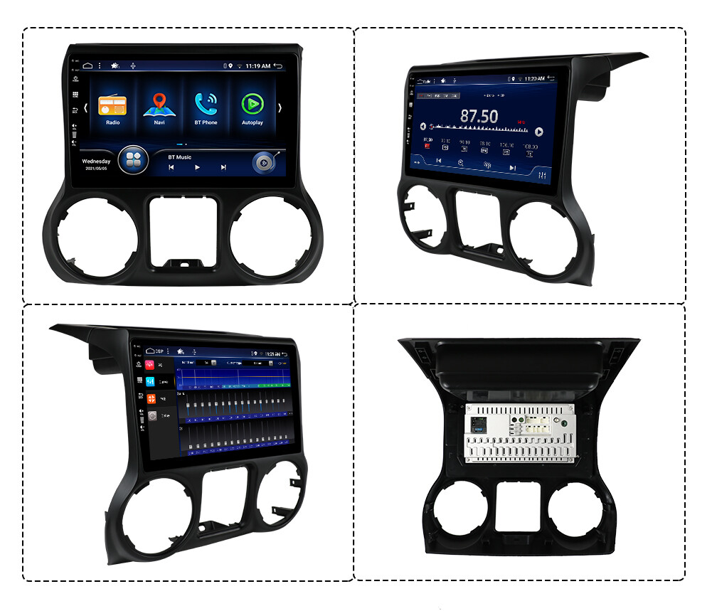 For Jeep Wrangler 2007-2017 Android 14 Car Stereo CarPlay GPS Navi 💥8GB+256GB💥