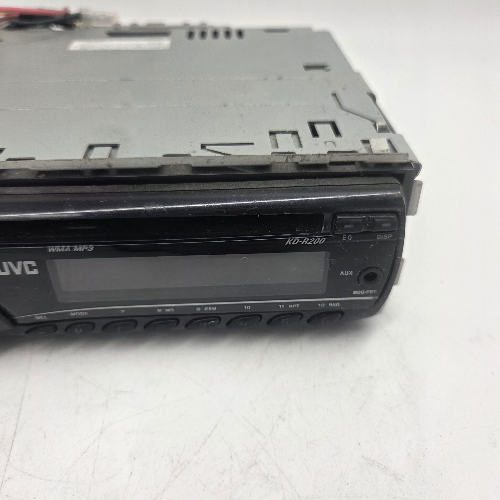 JVC KD-R200 Dash Car Stereo CD Player Radio AM/FM MP3 Detachable Face Tested