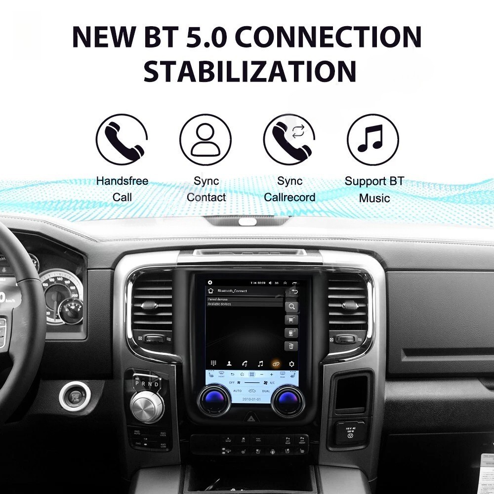 For Dodge Ram Truck 9.7″ Android Radio Stereo Wireless Carplay AHD GPS Display