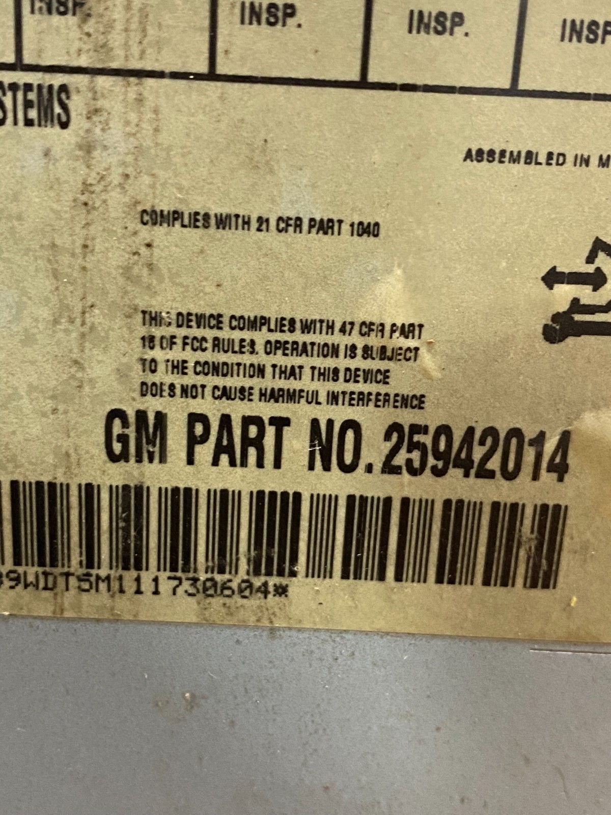 2007 to 2014 GMC Chevy Truck Yukon Silverado AM FM Radio OEM AE7915 DG