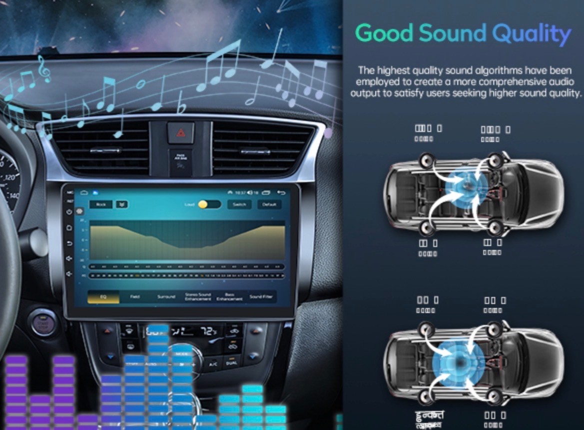 Car Radio for Nissan Sentra 2013-2017 10”inch Android Auto GPS 5GWiFi BT GPS Nav