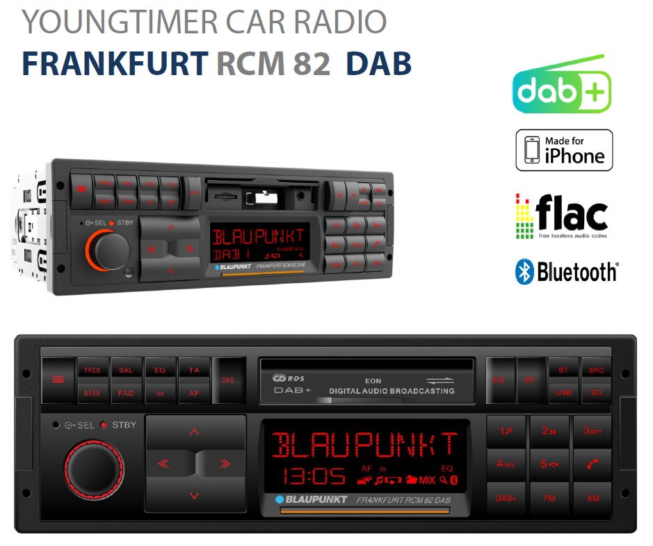 For VW Beetle 79 Beetle Cabriolet Classic Car Radio DAB+ Bluetooth FM USB SD