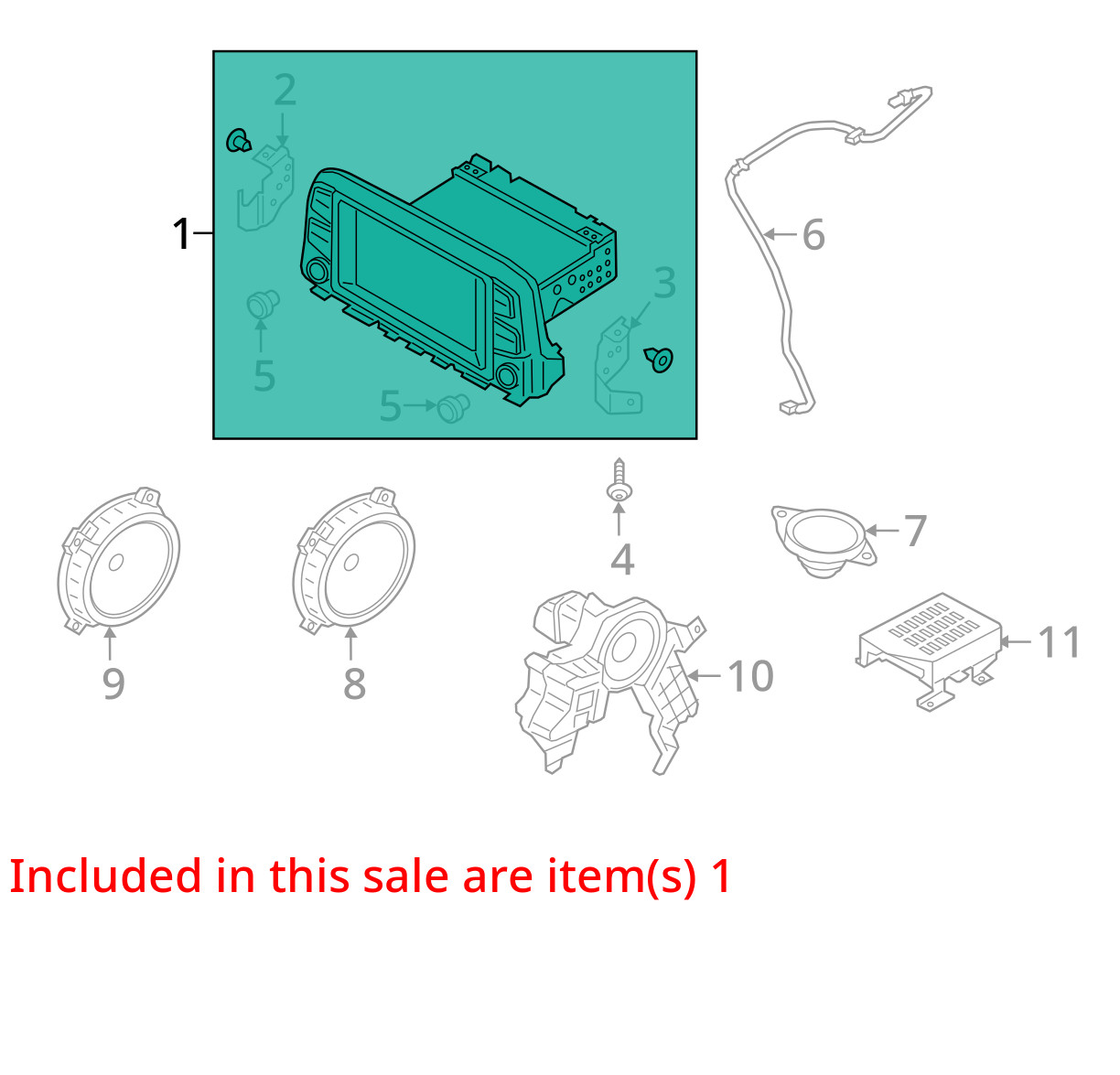 18 19 20 21 HYUNDAI KONA Audio Equipment Radio