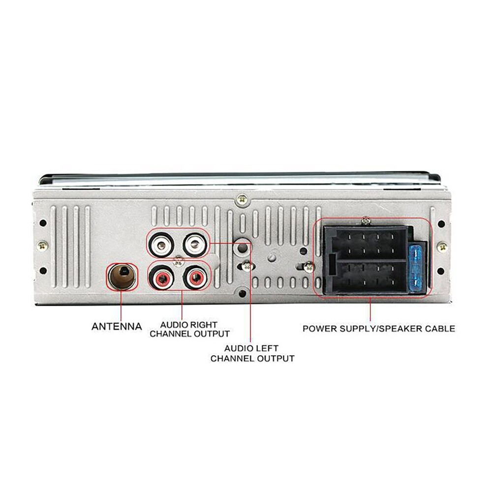 60W MP3/MP4/MP5/WMA/WAV/FLAC 12V Radio FM Remote Car Player Stereo Receiver Kit