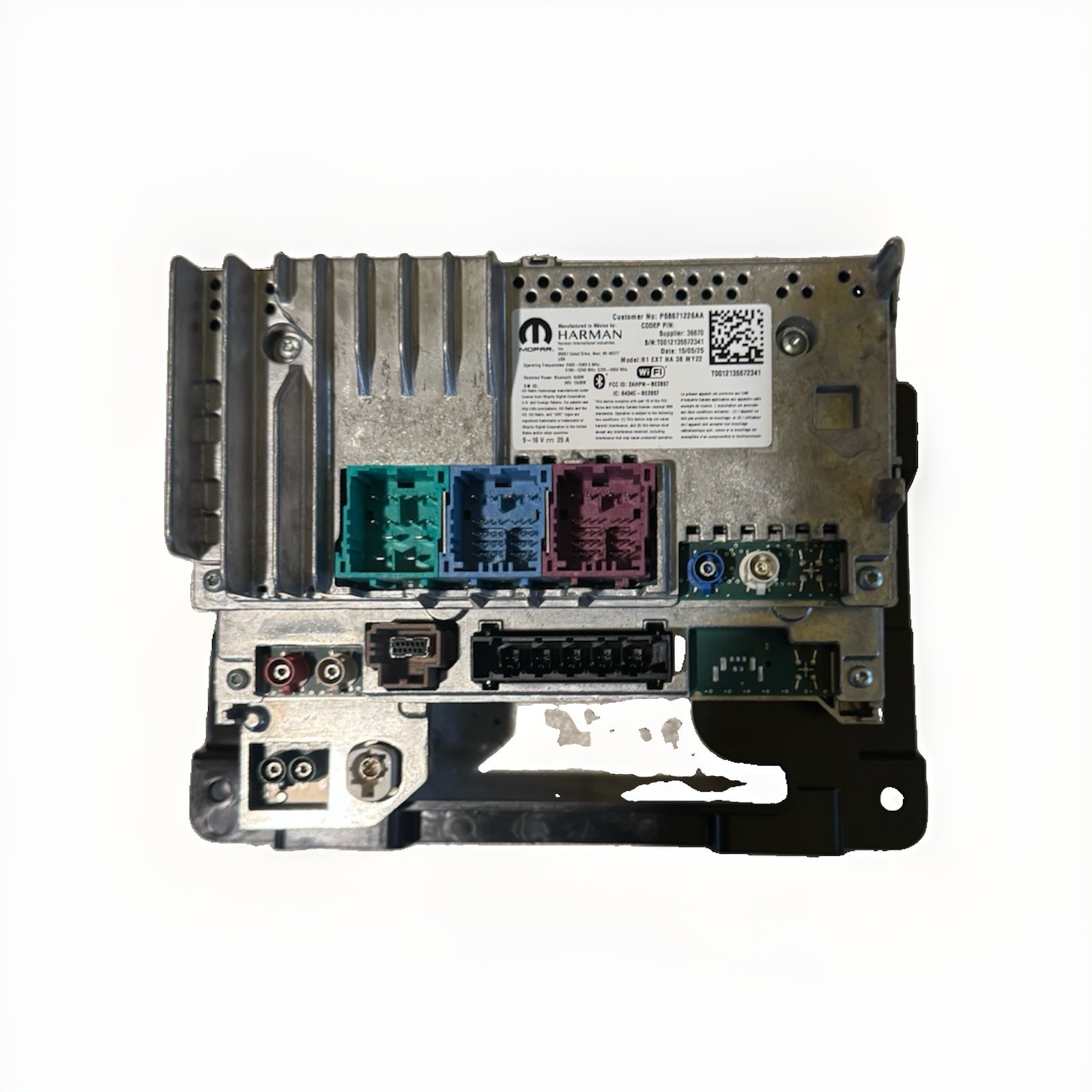 2025-2026 Dodge Durango Uconnect 5 68671226AA