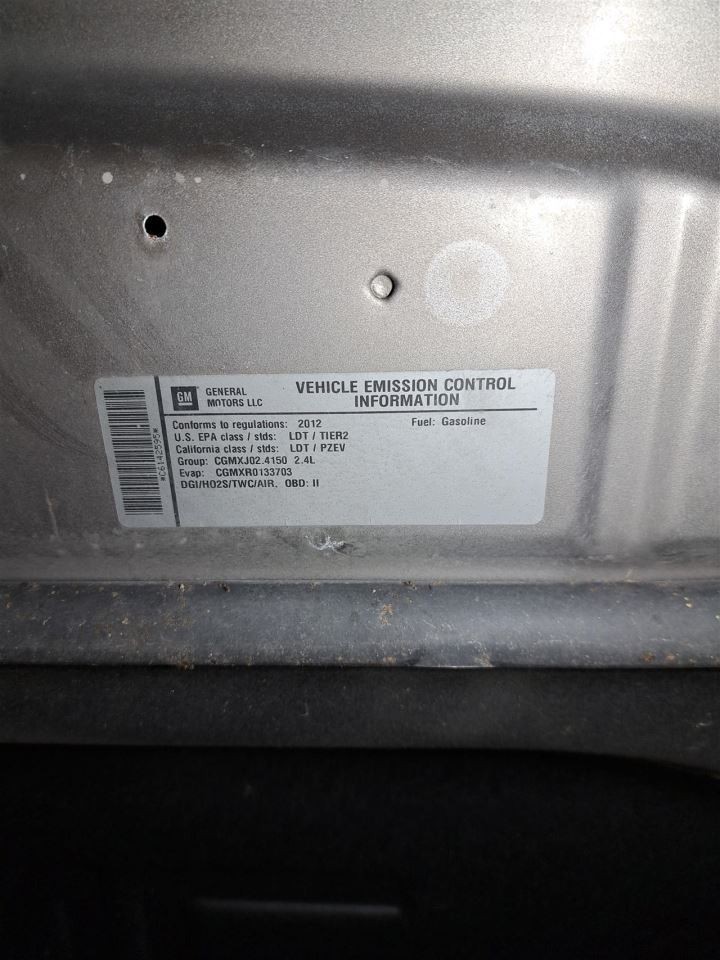2012 Terrain Control Panel Sku#4469915