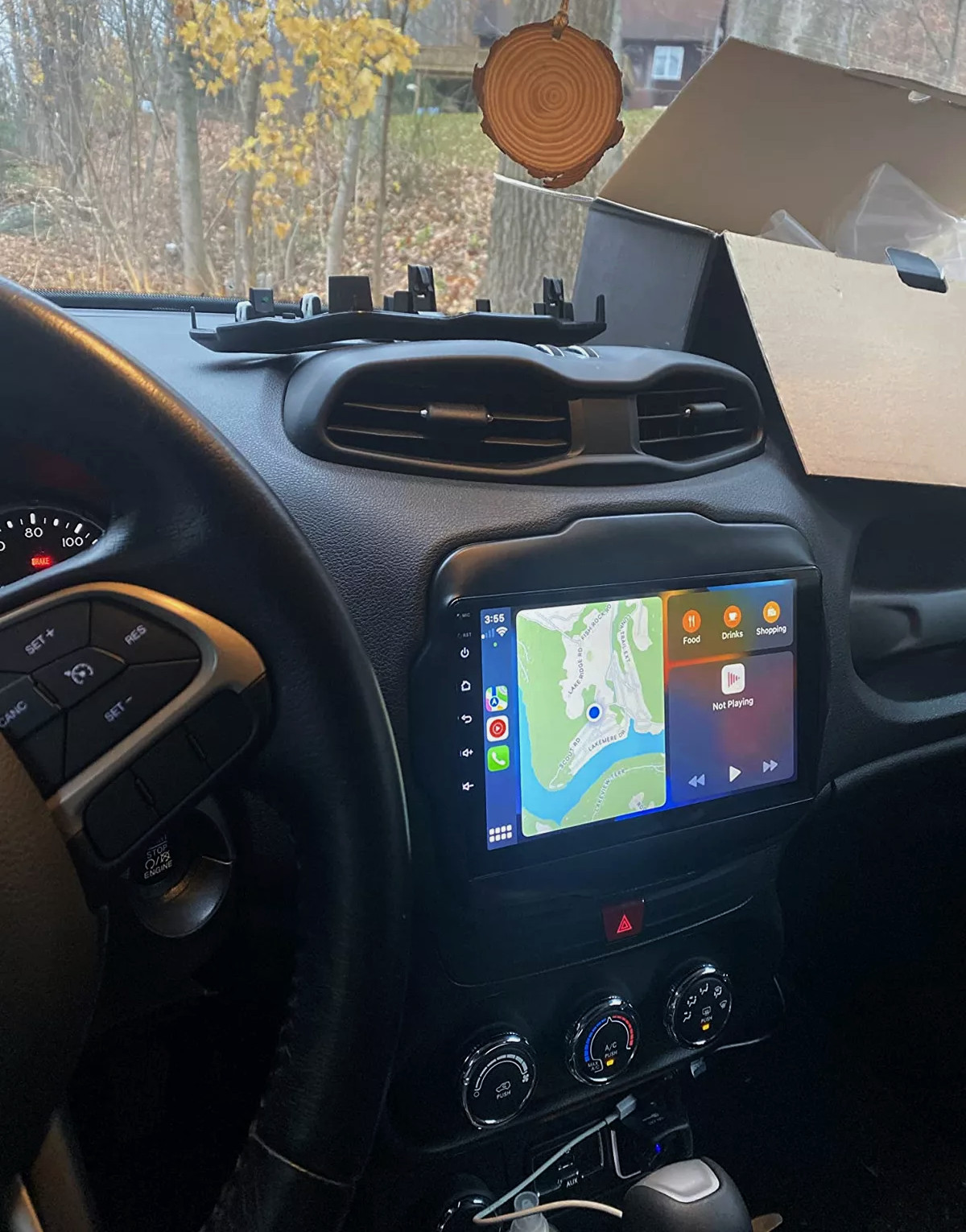 For 2015-2020 Jeep Renegade CarPlay Android 13 Car Radio Stereo FM RDS
