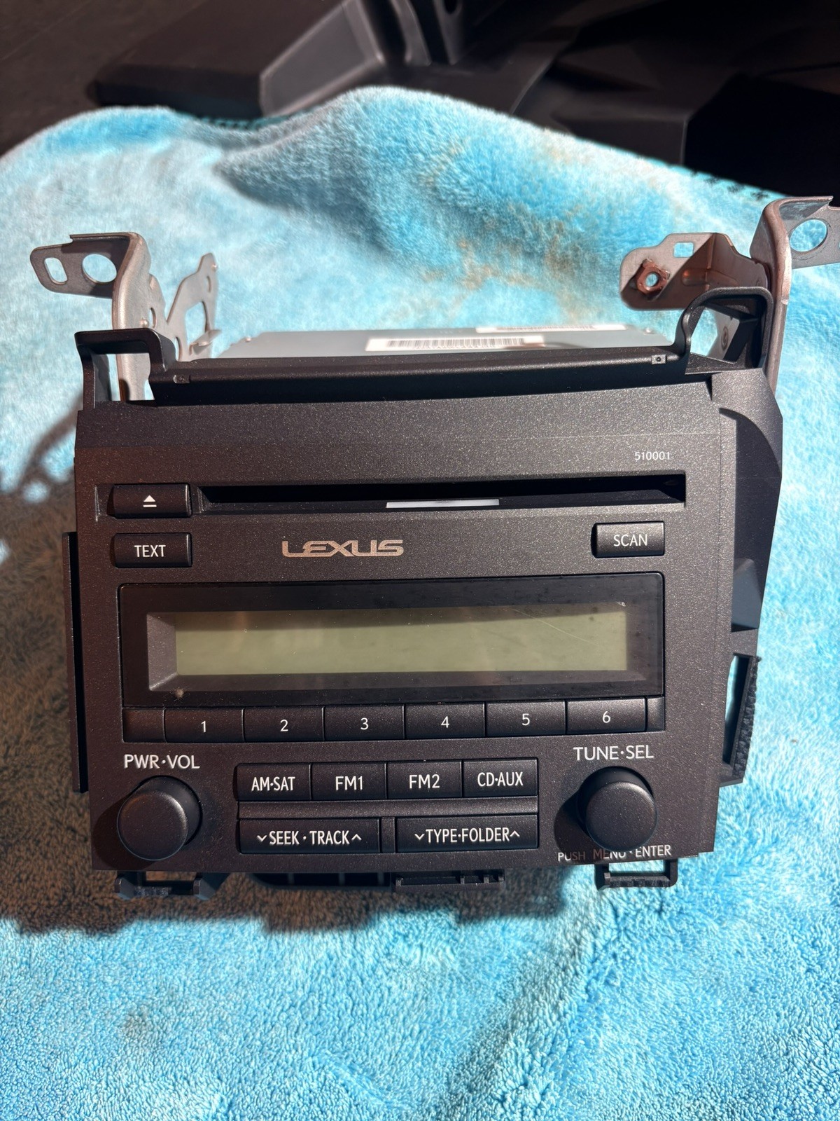 2014-2017 LEXUS CT200H RADIO AUDIO CD PLAYER RECEIVER OEM, 86120-76051