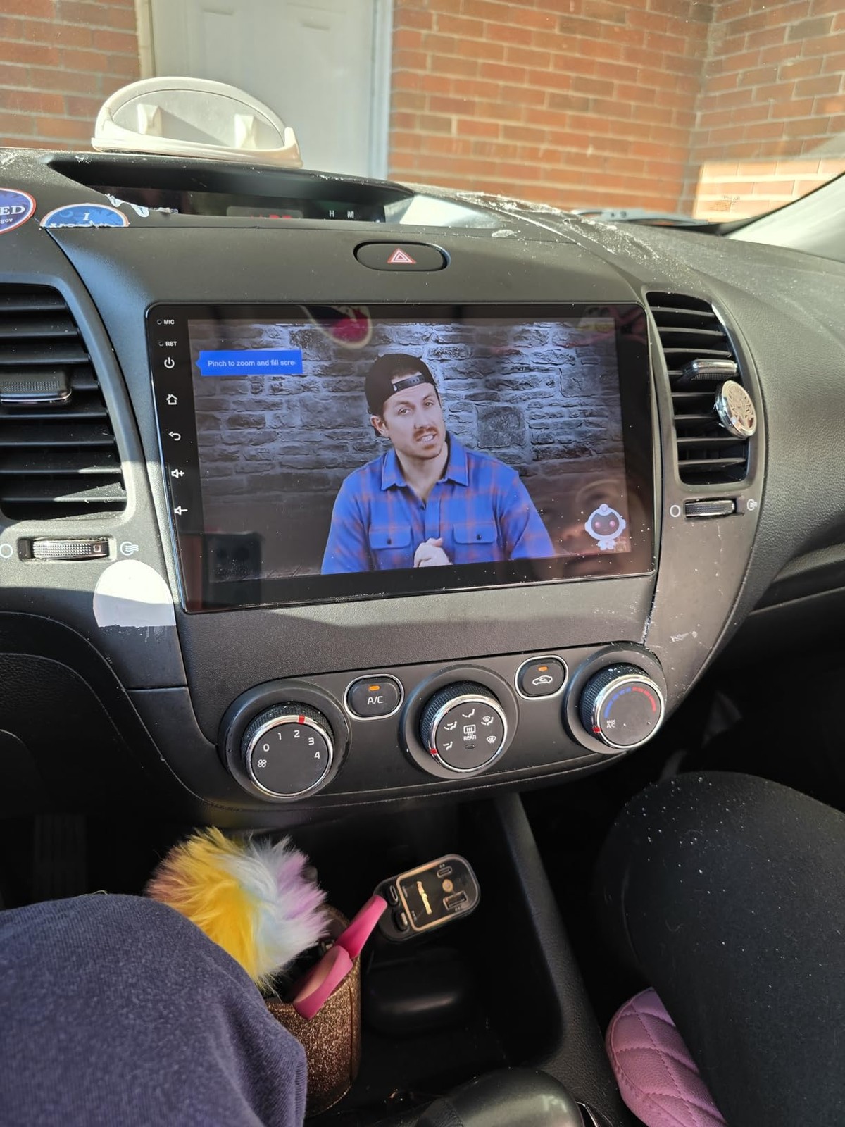 Carplay Android Auto Car Head Unit 9inch Screen 2+64G Fit For 2013-2018 Kia K3