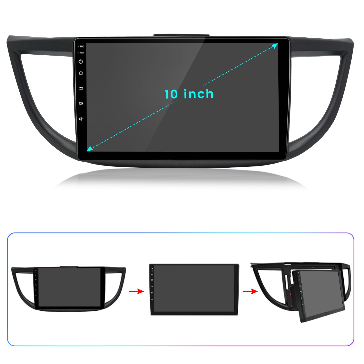 For Honda CRV 2012-2016 6+128G 8Core CarPlay Android15 Car Stereo Radio GPS Navi