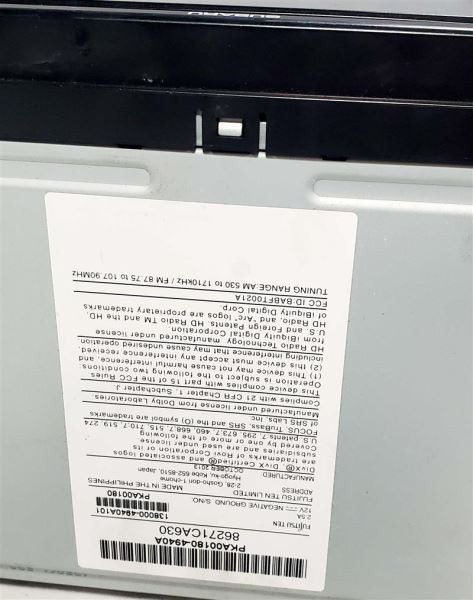 Radio Screen Not Work Properly PN 86271CA630 OEM 2014 Subaru BR-Z