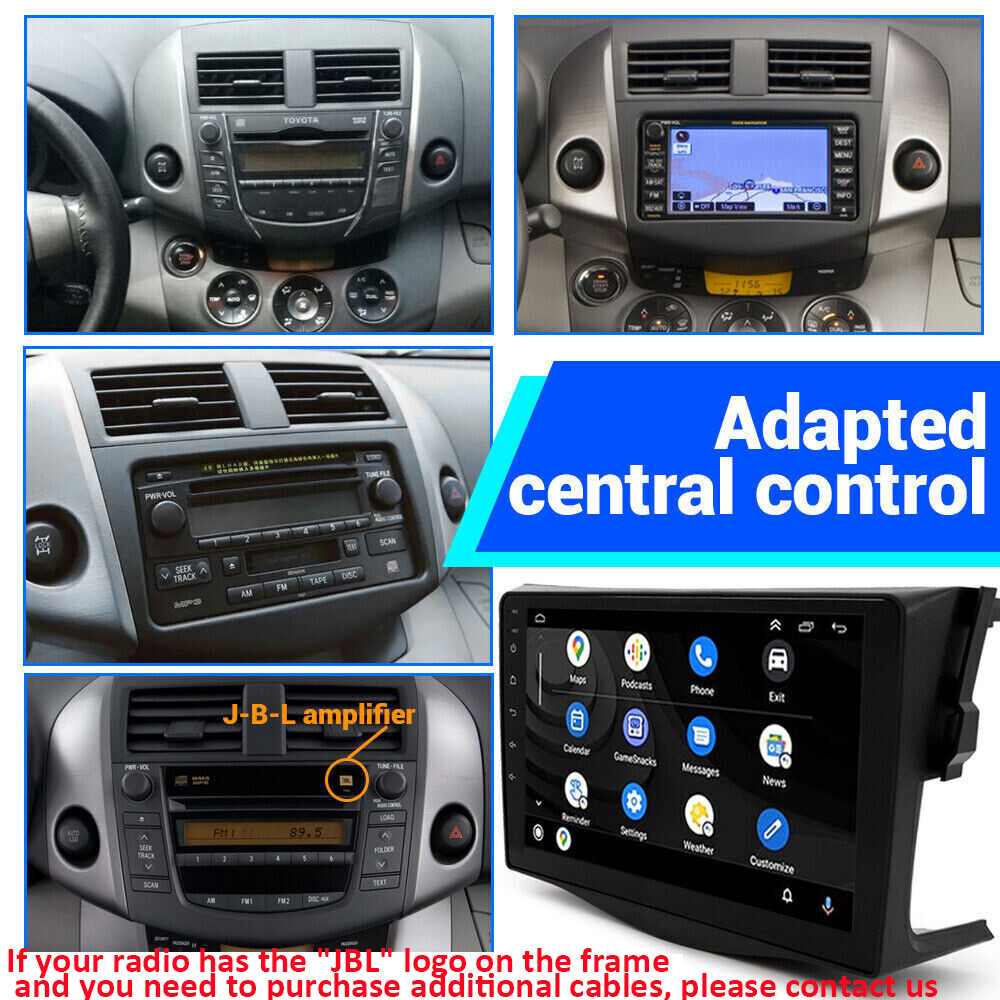 9” Android 12.0 Car Radio Stereo GPS Navi Player For Toyota RAV4 2006 2007-2012