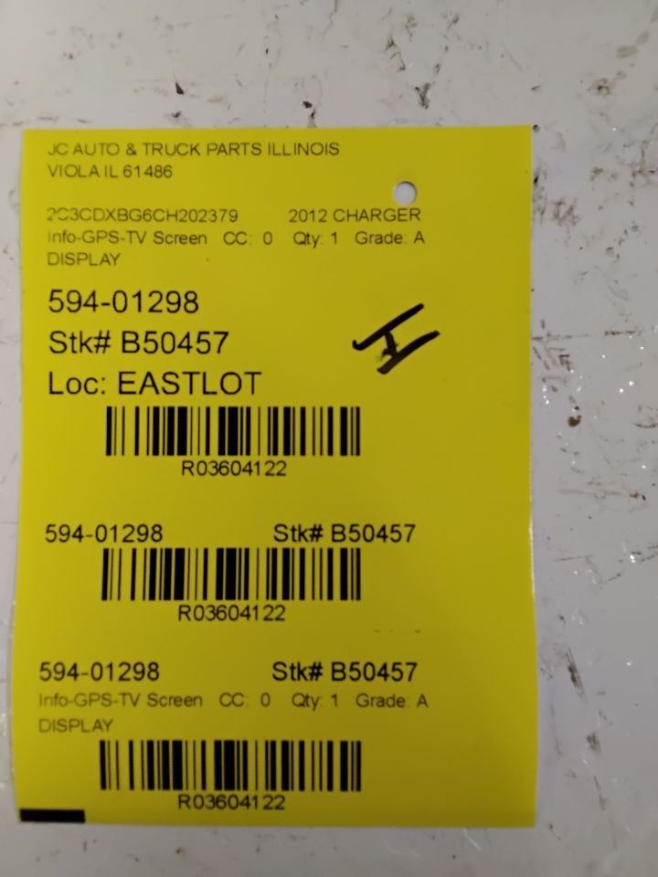 2011-2014 Dodge Charger 4.3″ Display Screen