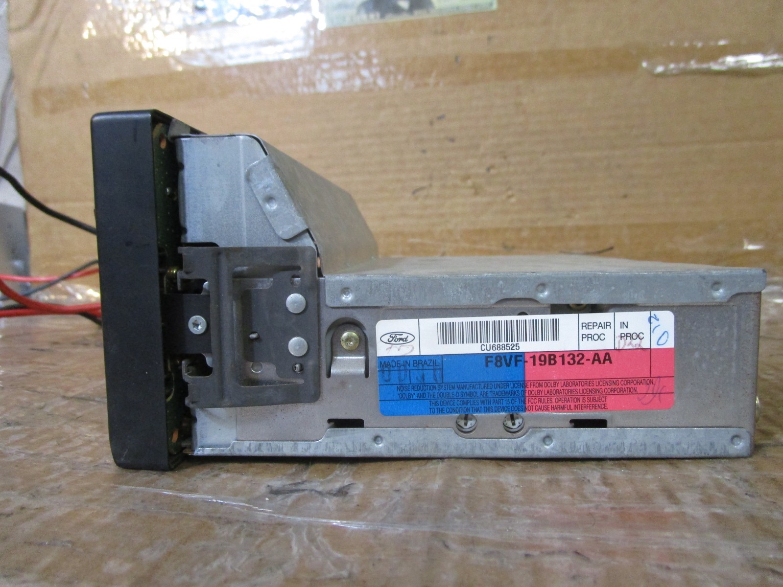 98-03 Ford F150 Radio Stereo Cassette Player Receiver AM FM f8vf19b132aa