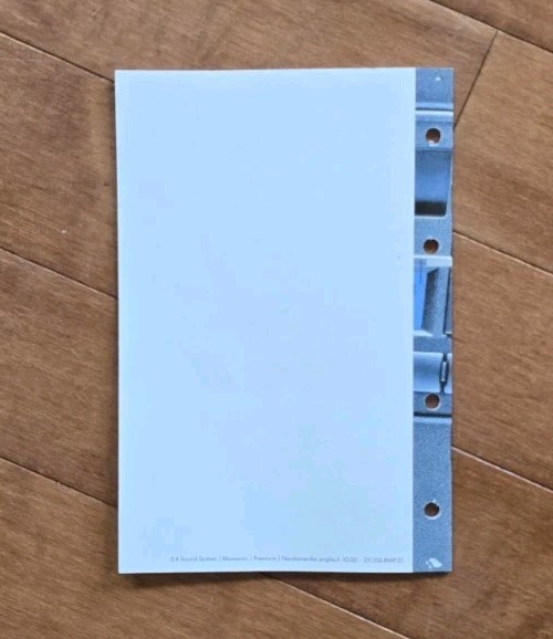 1999-2004 VW EUROVAN Monsoon Stereo Radio Cassette Manual Quick Reference Guide