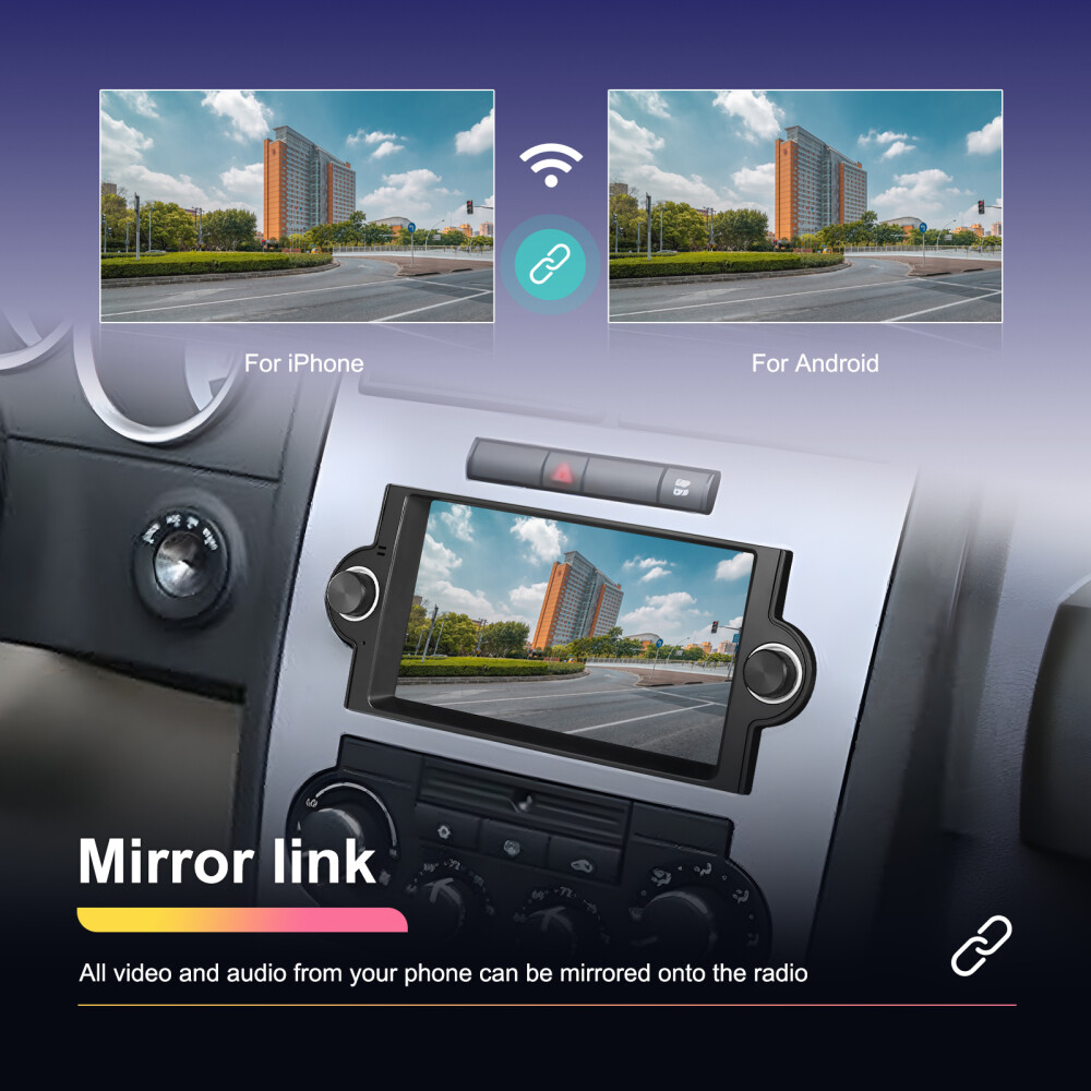 For 2006-2008 Dodge RAM 1500 2500 3500 Android 15 CarPlay Car Stereo Radio GPS