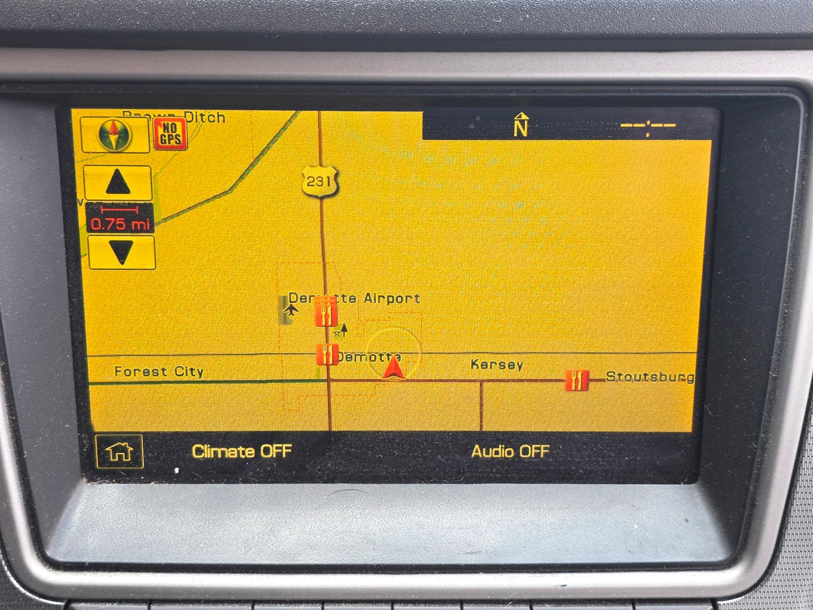 2010-2012 Ford Fusion Hybrid Navigation Display Screen Original Ford Used