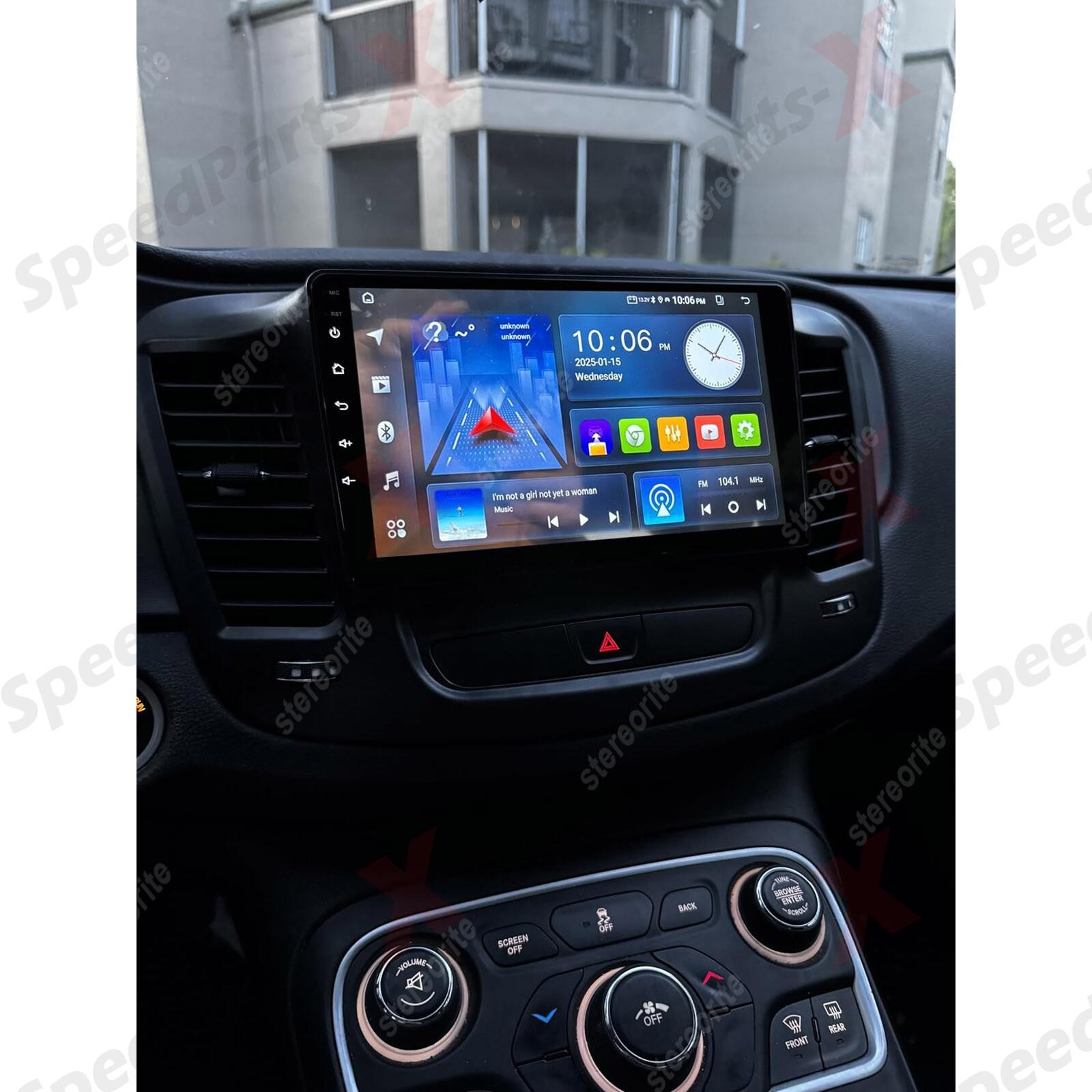 Carplay Car Stereo Radio Android 14 For Chrysler 200 200C 200S 2015-2019 4+64GB