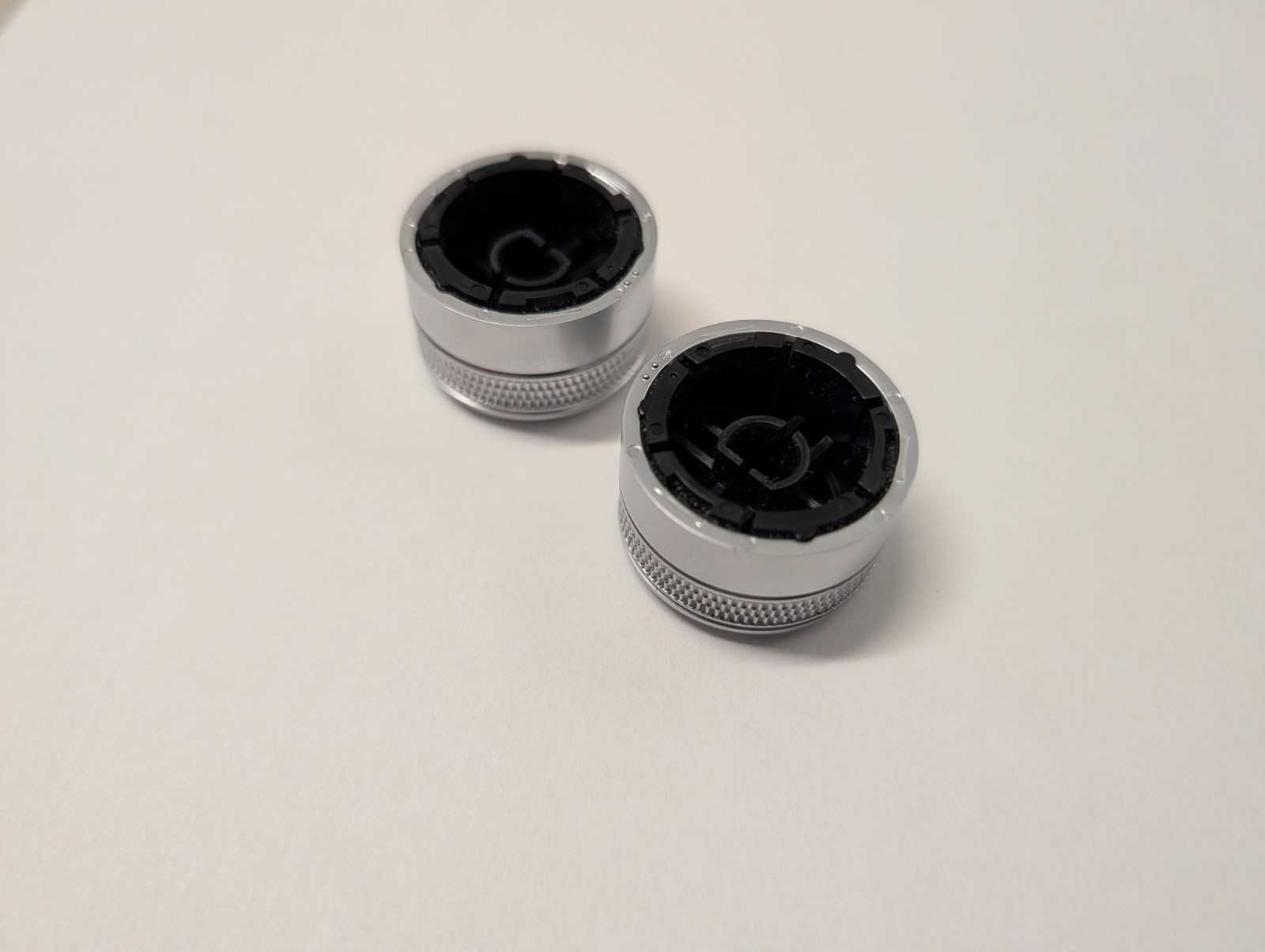 Nissan Radio Knobs X 2, OEM, Versa, Altima, Sentra, Rogue, Pathfinder, Kicks