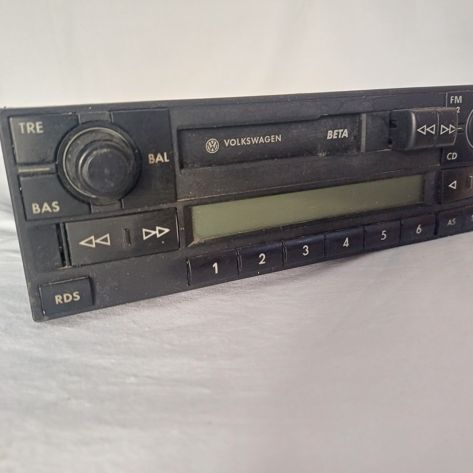 Rare Golf volkswagen beta radio Cassette Car Stereo MC For Parts Not Working.