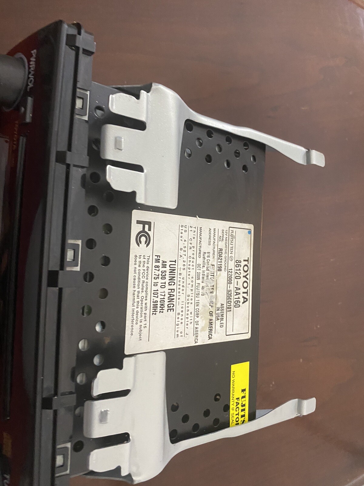 2005 2006 toyota camry OEM Radio Stereo Head Unit CD Player 16860 86120-AA160