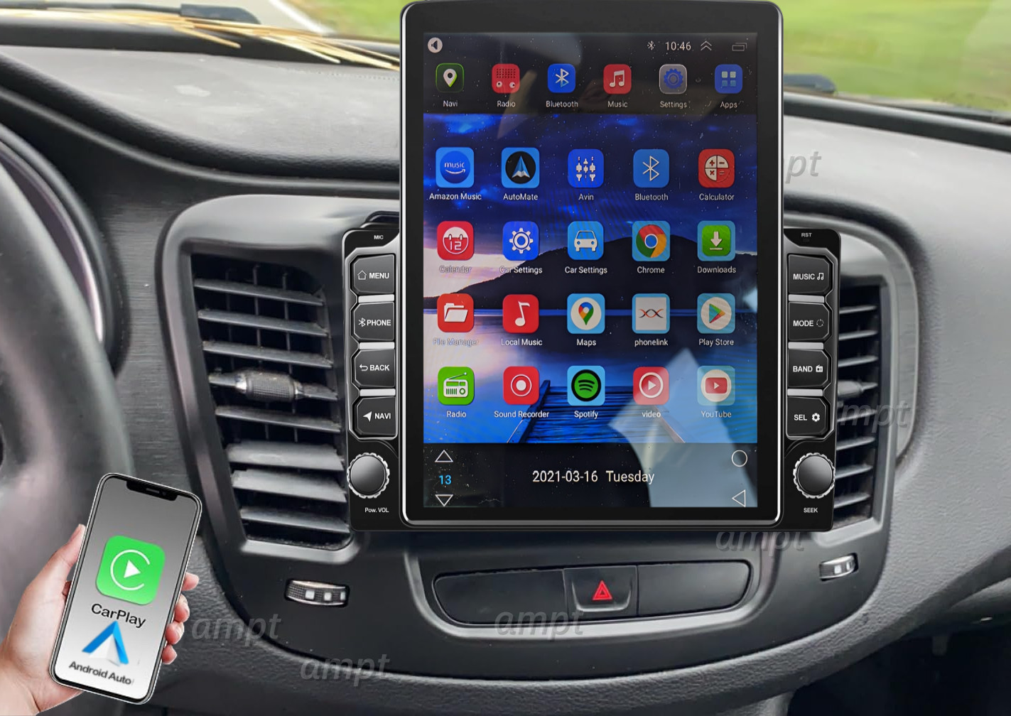 9.7” For 2015-2019 Chrysler 200 200C 200S Android 13 Car Stereo Radio GPS Player