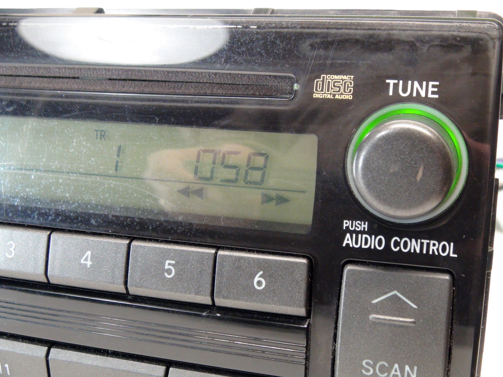 Toyota Camry 2005 2006 CD player base Fujitsu Ten none-JBL 16860 TESTED