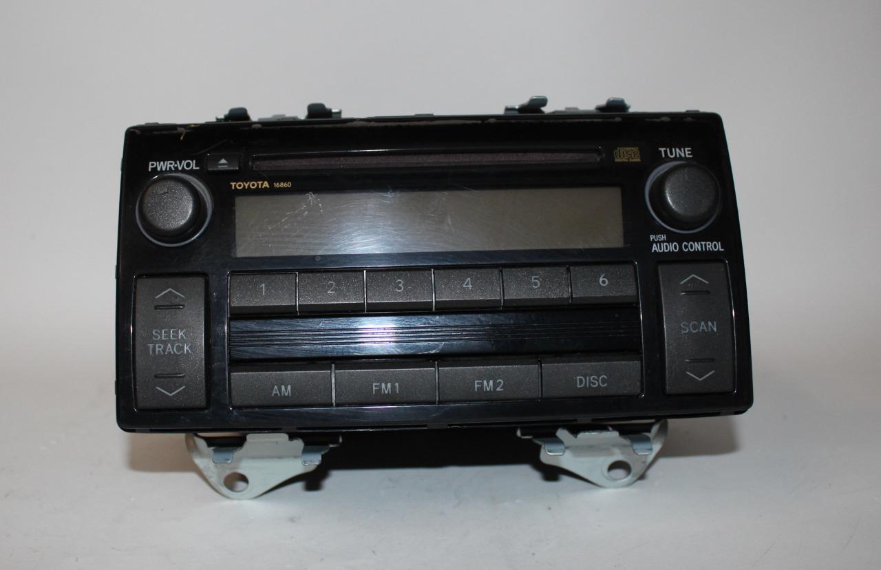 2005-2006 TOYOTA CAMRY 16860 RADIO STEREO CD PLAYER 86120-AA160