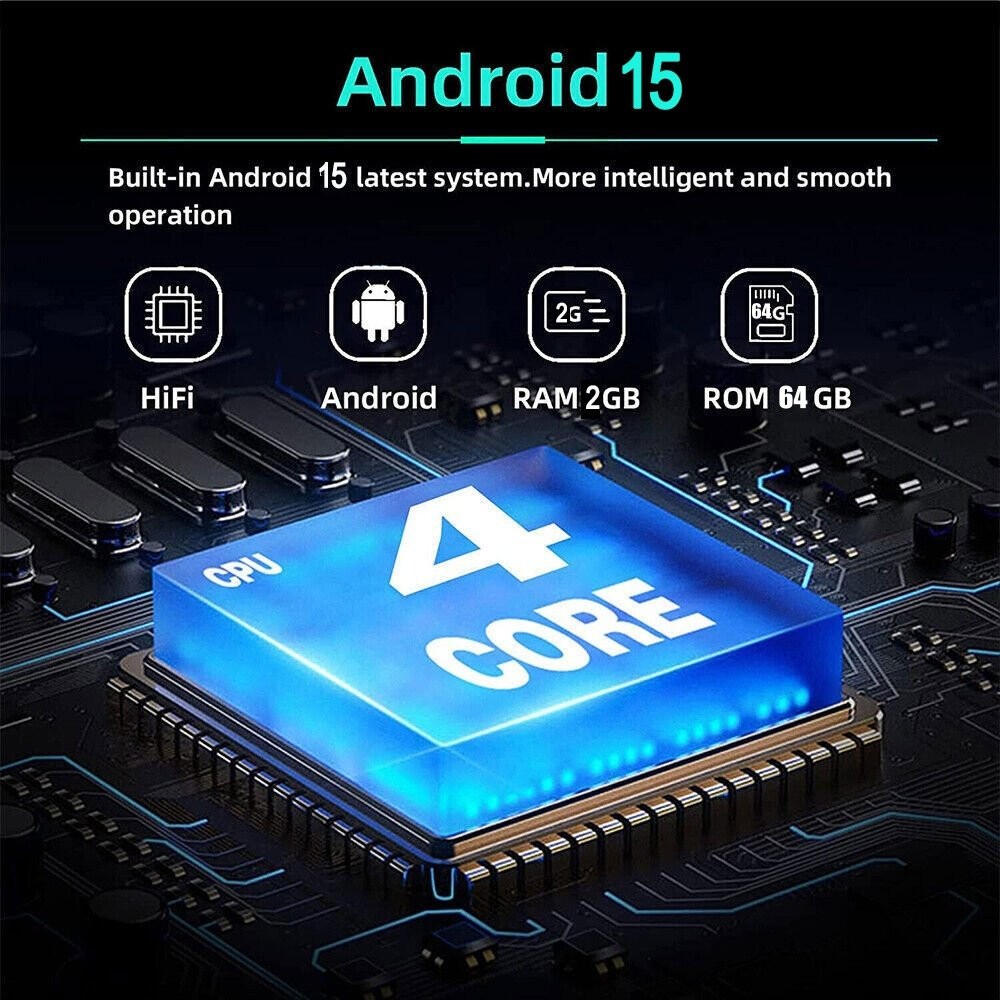 64G For Toyota Corolla 2009-2013 Carplay Android15 Car Stereo GPS FM/RDS Navi 9″