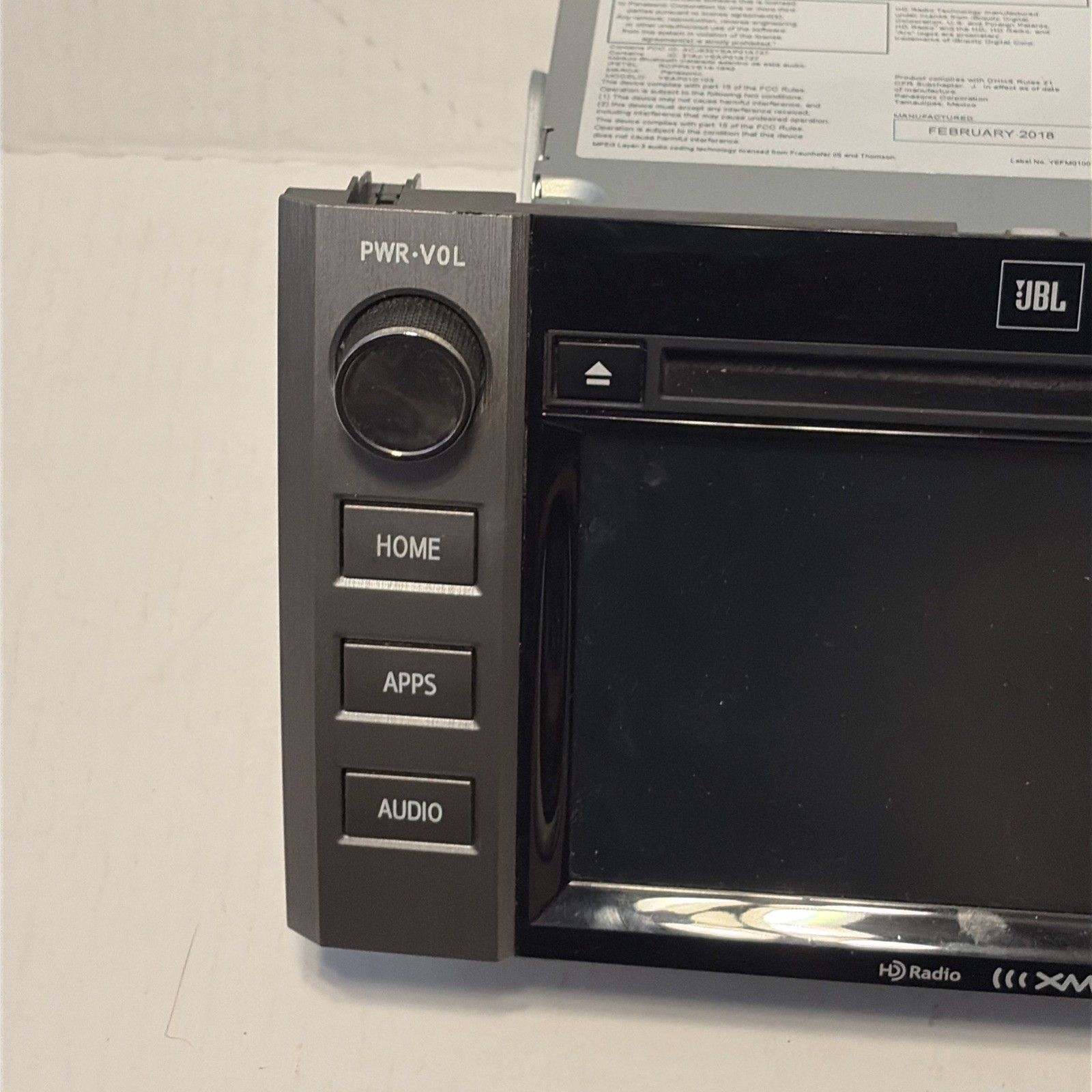 2014-2019 Toyota Tundra OEM JBL Radio Display And Receiver Assembly