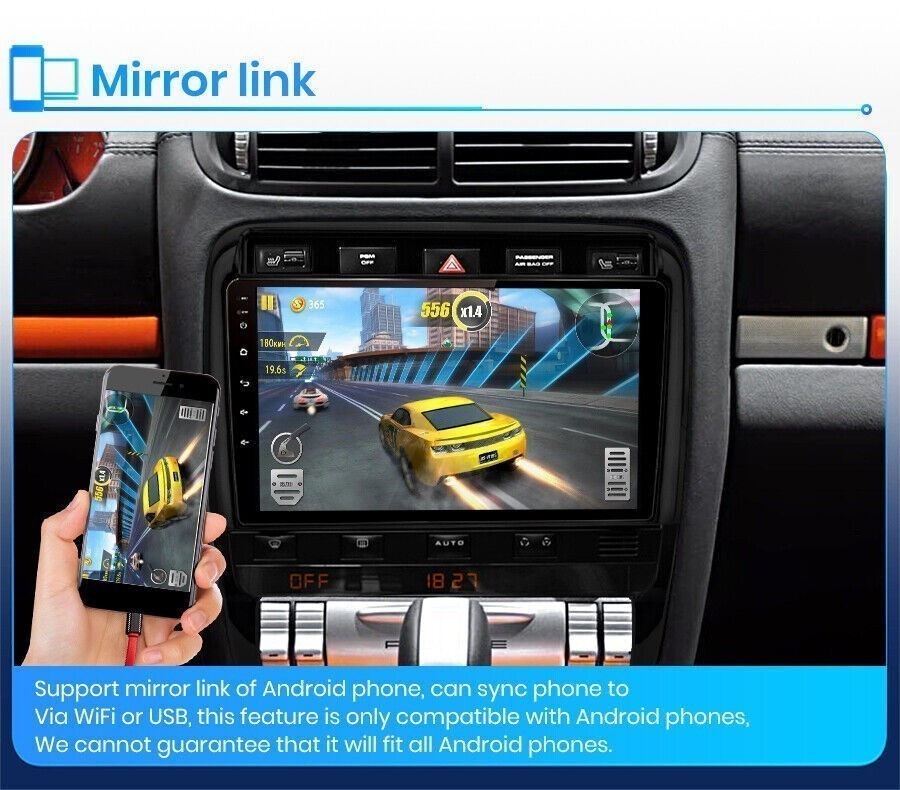 Car Radio Stereo Carplay For Porsche Porsche Cayenne 4+64G 9in FM RDS