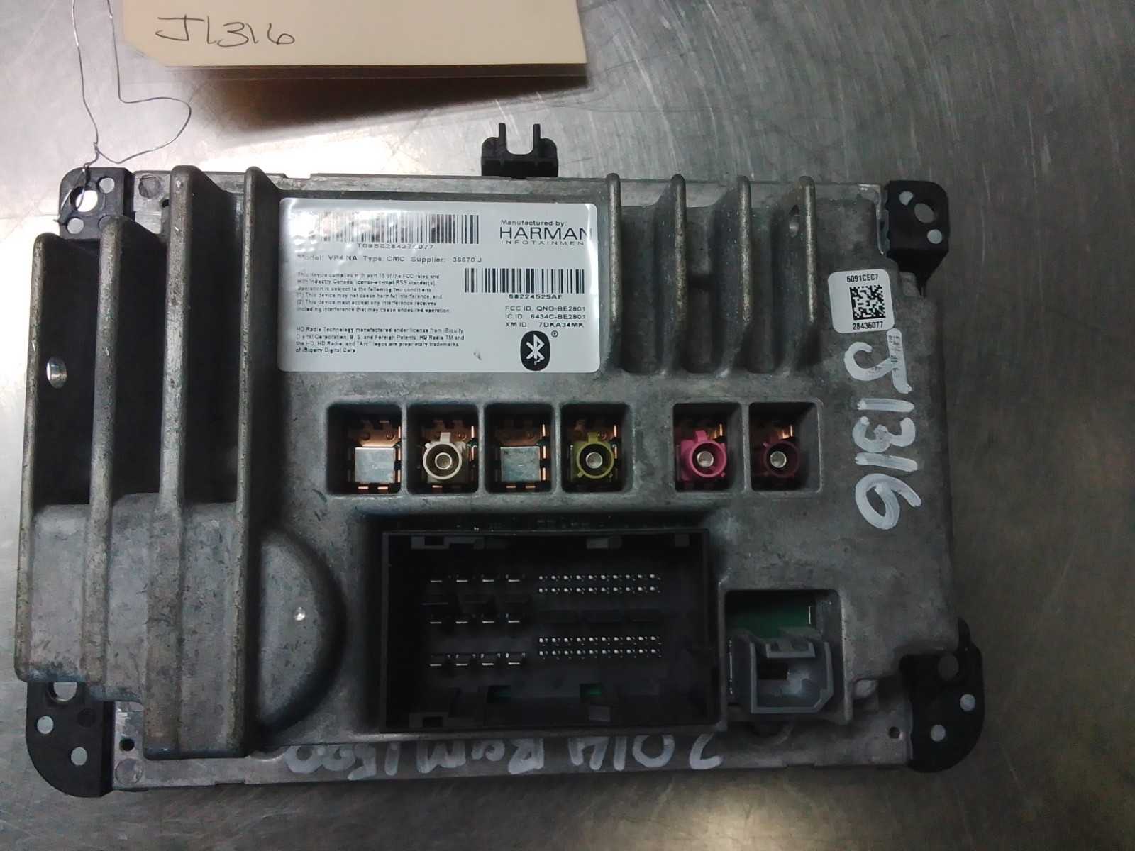 2014 Dodge Ram VP4 Radio
