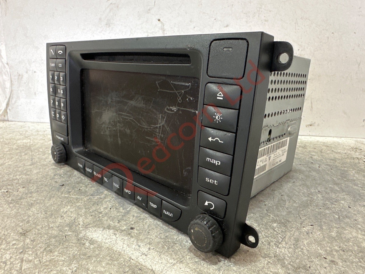 PORSCHE CAYENNE 2007-2010 SAT NAV STEREO RADIO CD HEAD UNIT-NO CODE 7L5035192C