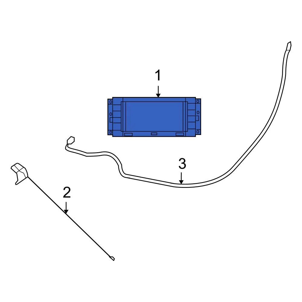 Dodge 68252826AC Radio Control Unit