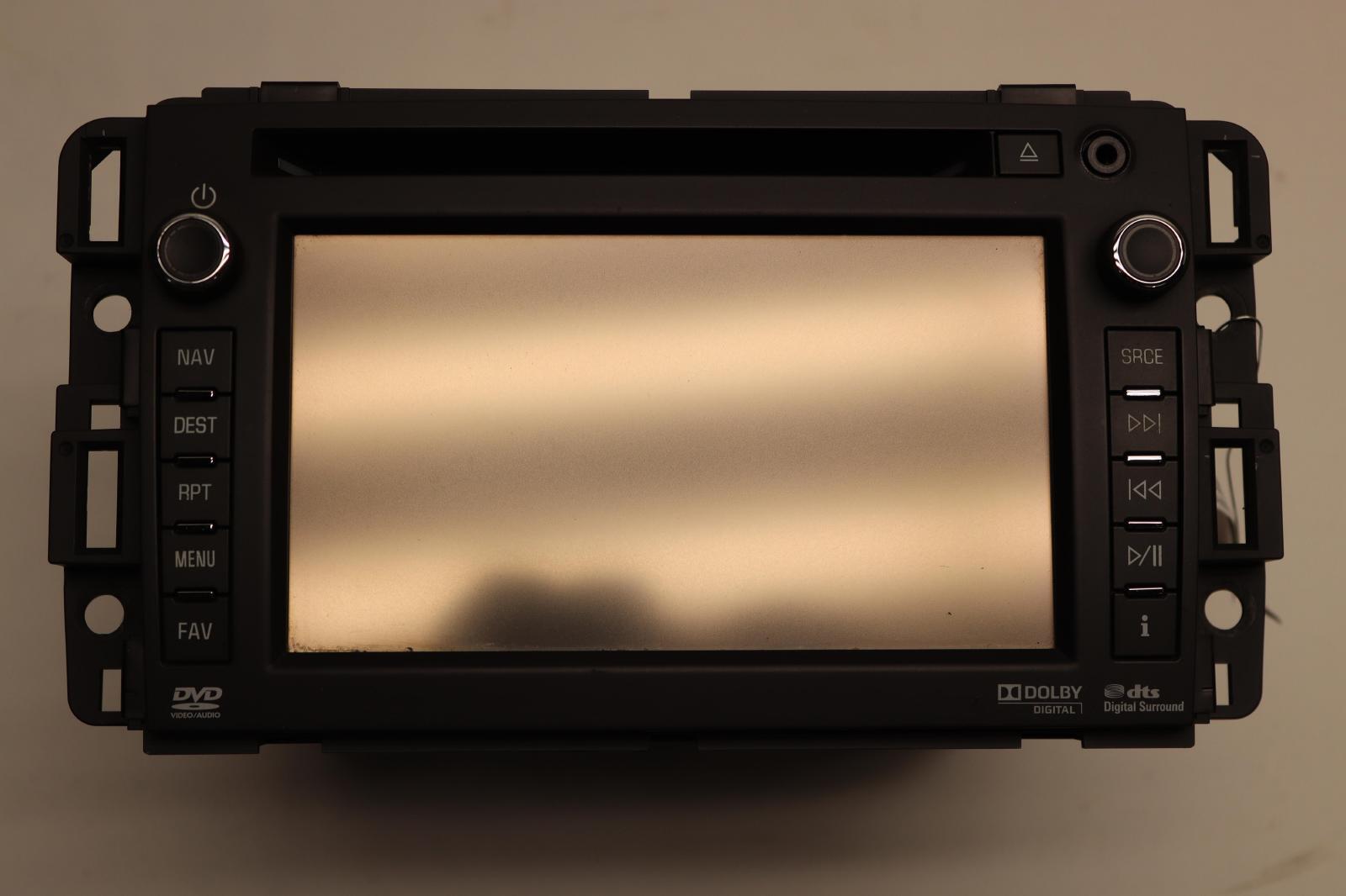 2012-2014 GMC YUKON XL 1500 AM DM XM STEREO NAVIGATION DISPLAY SCREEN OEM